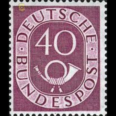 D,Bund Mi.Nr. 133 Posthorn (40)