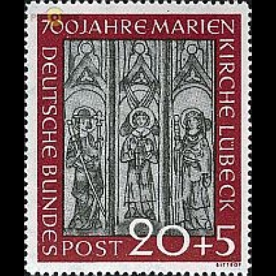 D,Bund Mi.Nr. 140 Marienkirche (20+5)