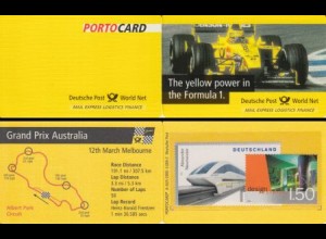 D,Bund Portocard A-AUS-2000-3.000-2 F1 Grand Prix Melbourne, Australien 