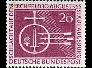D,Bund Mi.Nr. 216 Schlacht auf dem Lechfeld (20)