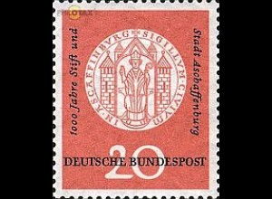 D,Bund Mi.Nr. 255 1000 J. Aschaffenburg (20)