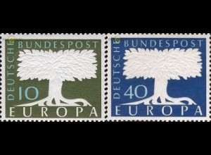 D,Bund Mi.Nr. 268-269 Europa 57, Baum (2 Werte)