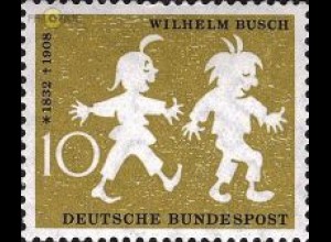 D,Bund Mi.Nr. 281 Wilh. Busch, Max und Moritz (10)