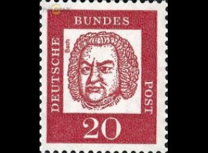 D,Bund Mi.Nr. 352y Bedeutende Deutsche, Joh.Seb. Bach (20)