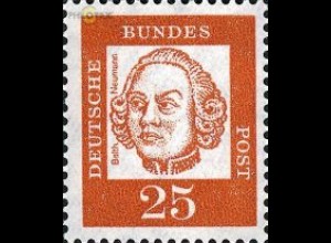 D,Bund Mi.Nr. 353y Bedeutende Deutsche, Balthasar Neumann (25)