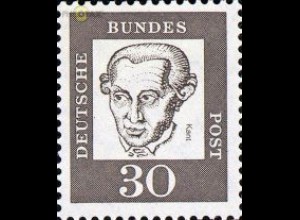 D,Bund Mi.Nr. 354y Bedeutende Deutsche, Immanuel Kant (30)
