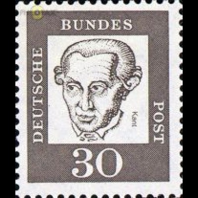 D,Bund Mi.Nr. 354y Bedeutende Deutsche, Immanuel Kant (30)