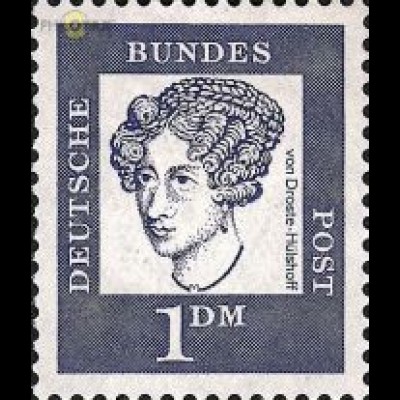 D,Bund Mi.Nr. 361y Bedeutende Deutsche, Droste Hülshoff (100)
