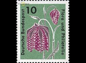 D,Bund Mi.Nr. 392 Flora und Philatelie, Schachbrettblume (10)
