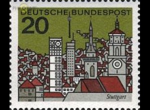 D,Bund Mi.Nr. 426 Stuttgart, Stadtansicht (20)