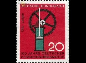 D,Bund Mi.Nr. 442 Technik und Wissenschaft, Gasmotor Otto (20)