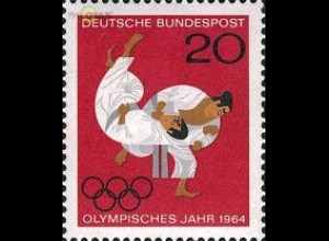 D,Bund Mi.Nr. 451 Oympiade 64, Judo (20)