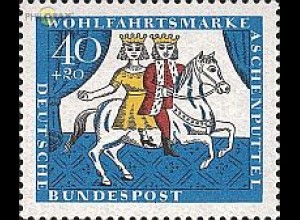 D,Bund Mi.Nr. 488 Wohlf.65 Aschenputtel, auf Pferd (40+20)