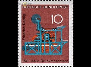 D,Bund Mi.Nr. 546 Technik und Wissenschaft, Buchdruckzylinder (10)