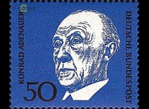 D,Bund Mi.Nr. 557 Adenauer (50)
