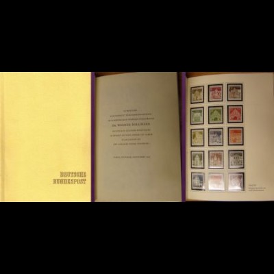 D,Bund Ministerbuch mit Marken Bund + Berlin aus 1964-1969, Dollinger Tokio