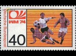 D,Bund Mi.Nr. 812 Fußball-WM 74, Spielszene (40)