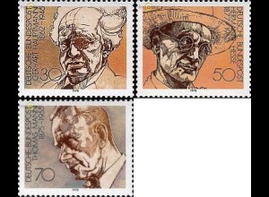 D,Bund Mi.Nr. 959-961 Nobelpreisträger Literatur (3 Werte)