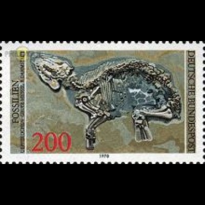 D,Bund Mi.Nr. 975 Fossilien, Urpferdchen (200)