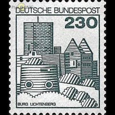 D,Bund Mi.Nr. 999 Burgen u.Schl., Burg Lichtenberg (230)
