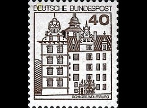D,Bund Mi.Nr. 1037AI Burgen u.Schl.gez., Schloss Wolfsburg (40)