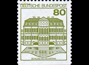 D,Bund Mi.Nr. 1140DI Burgen u.Schl.unten geschn., Schloss Wilhelmsthal (80)