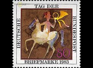 D,Bund Mi.Nr. 1192 Tag der Briefmarke 83, Postreiter (80)