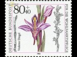 D,Bund Mi.Nr. 1227 Wohlf.84 Orchideen Violetter Dingel (80+40)