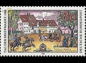 D,Bund Mi.Nr. 1229 Tag der Briefmarke 84, Posthaus Taxis`sche Post (80)