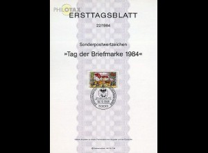 D,Bund Mi.Nr. 22/84 Tag der Briefmarke, Posthaus (Marke MiNr.1229)