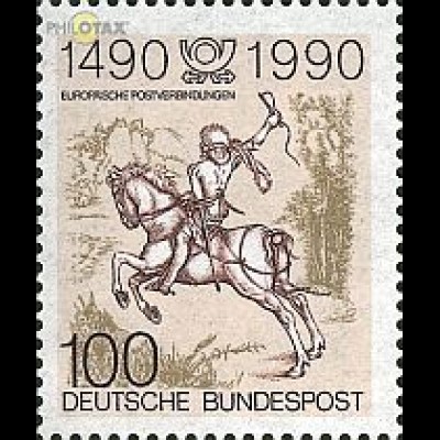 D,Bund Mi.Nr. 1445 Der kleine Postreiter, Stich von Dürer (100)