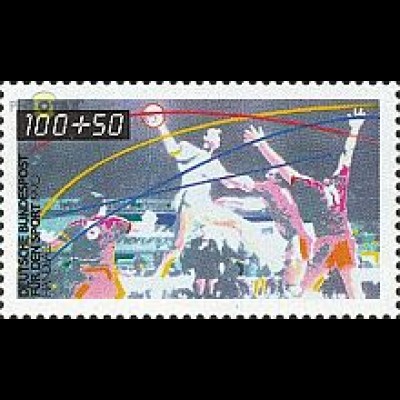 D,Bund Mi.Nr. 1449 Sporthilfe Handball (100+50)