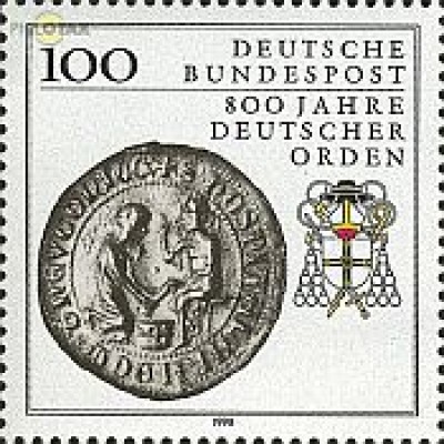 D,Bund Mi.Nr. 1451 800 J.Deutscher Orden (100)