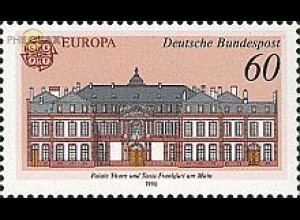 D,Bund Mi.Nr. 1461 Europa 90 Palais Thurn und Taxis Frankfurt (60)