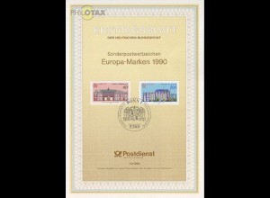 D,Bund Mi.Nr. 14/90 Europa, Postalische Einrichtungen (Marken MiNr.1461-1462)