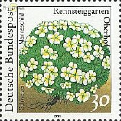 D,Bund Mi.Nr. 1505 Rennsteiggarten Oberhof, Schweizer Mannsschild (30)