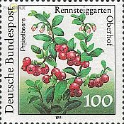 D,Bund Mi.Nr. 1508 Rennsteiggarten Oberhof, Preiselbeere (100)