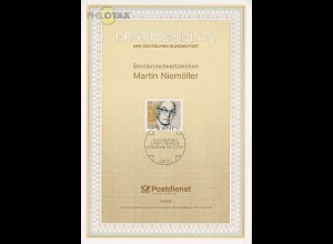 D,Bund Mi.Nr. 3/92 Martin Niemöller (Marke MiNr.1584)