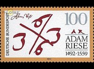 D,Bund Mi.Nr. 1612 Adam Riese Rechenmeister (100)