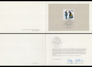 D,Bund Mi.Nr. 1692 Tag der Briefmarke, Postbote im 19.Jahrhundert (100+50)