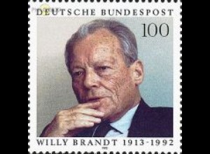 D,Bund Mi.Nr. 1706 Willy Brandt (100)