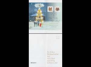 D,Bund Mi.Nr. 1707-08 Weihnachten 1993, Direktion Dresden (2 Werte)