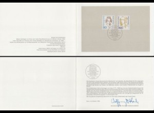 D,Bund Mi.Nr. 1755-56 Frauen, Varnhagen von Ense und H. von Oranien (2 Werte)