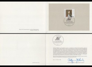 Ministerkarte Bund Mi.Nr. 1781 375.Geburtstag des Großen Kurfürsten (300)