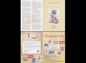 D,Bund Mi.Nr. Block 41 Tag d.Marke Hist.Flugzeug, Jahresgabe 1997 Postphilatelie