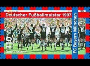 D,Bund Mi.Nr. 1958 Fußballmeister 97, Bayern München (110)