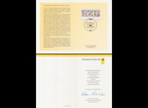 D,Bund Mi.Nr. 2000 Gründung der EZB in Frankfurt (110)