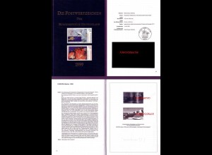D,Bund Jahrbuch 1999 mit Schwarzdruck, Hologramm und Klemmtaschen