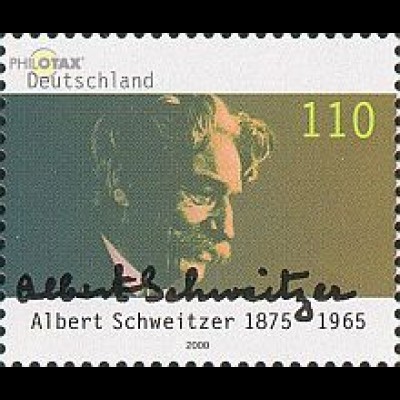 D,Bund Mi.Nr. 2090 Albert Schweitzer (110)