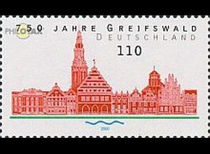 D,Bund Mi.Nr. 2111 750 Jahre Greifswald (110)
